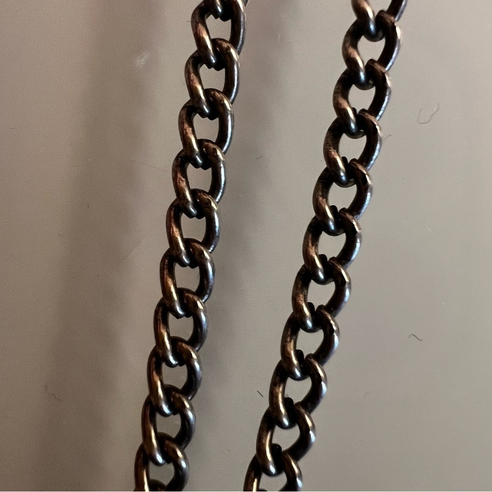 THE KOOPLES Horn Pendant Necklace Rhinestone Pavé Talon Statement Chain - Picture 9 of 11